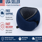 Travel Neck Pillow Memory Foam Support for Airplane Car Office home