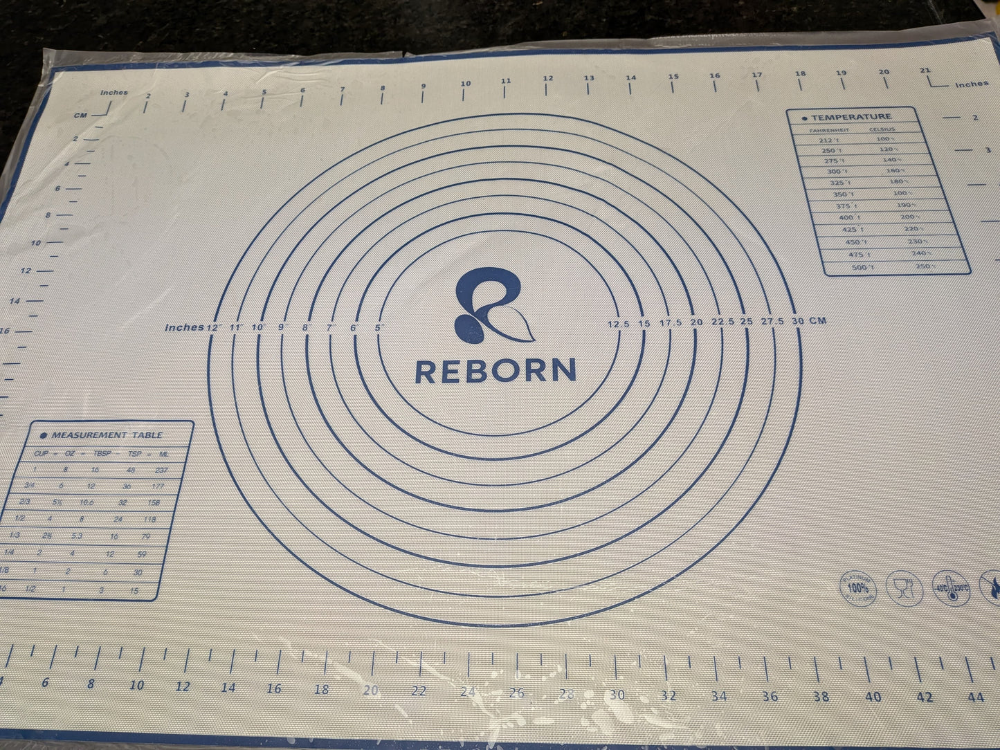 Silicone Baking Mat Non Slip 24x16 Inch Pastry Dough Mat Standard NEW