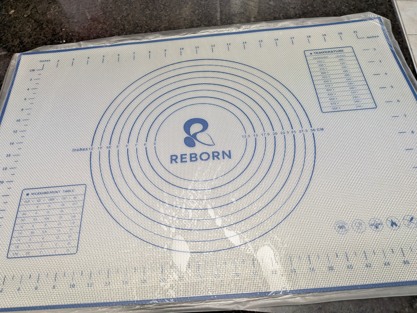 Silicone Baking Mat Non Slip 24x16 Inch Pastry Dough Mat Standard NEW